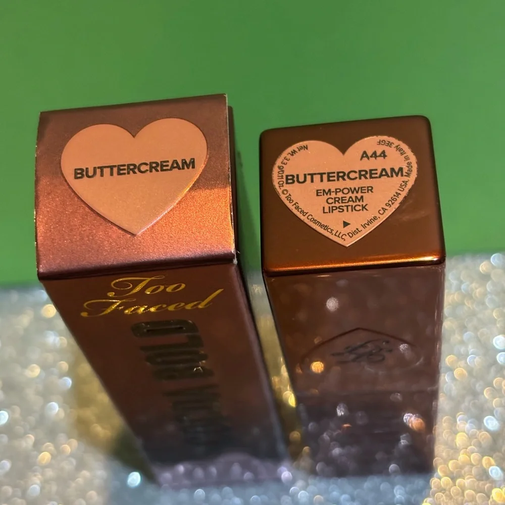 BNIB! TOO FACED Cocoa Bold Empower Cream Lipstick in BUTTERCREAM 💄🍰